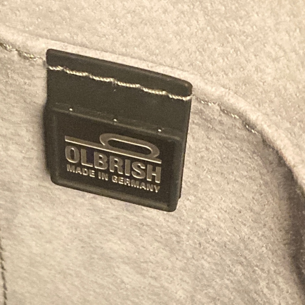Olbrish Black Leather New Black Women's Handbag From Berlin - Picture 7 of 8